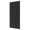 Plieger Designradiator Plieger Cavallino Retto Dubbel 1936 Watt Middenaansluiting 180x75,4 cm Black Graphite