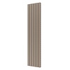 Plieger Designradiator Plieger Cavallino Retto Dubbel 1287 Watt Middenaansluiting 200x45 cm Zandsteen