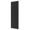 Plieger Designradiator Plieger Cavallino Retto Dubbel 1716 Watt Middenaansluiting 200x60,2 cm Black Graphite