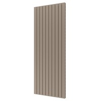 Designradiator Plieger Cavallino Retto Dubbel 2146 Watt Middenaansluiting 200x75,4 cm Zandsteen