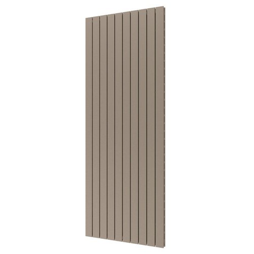 Designradiator Plieger Cavallino Retto Dubbel 2146 Watt Middenaansluiting 200x75,4 cm Zandsteen 