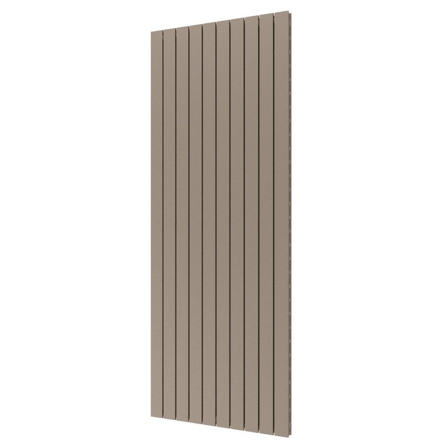 Designradiator Plieger Cavallino Retto Dubbel 2146 Watt Middenaansluiting 200x75,4 cm Zandsteen