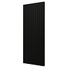 Plieger Designradiator Plieger Cavallino Retto Dubbel 2146 Watt Middenaansluiting 200x75,4 cm Zwart