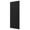 Plieger Designradiator Plieger Cavallino Retto Dubbel 2146 Watt Middenaansluiting 200x75,4 cm Donkergrijs Structuur