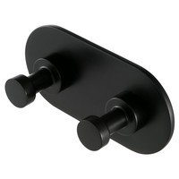 Handdoekhaak Dubbel Geesa Nemox Zwart