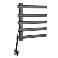 Handdoekradiator Sapho Elcor 48x52 cm 85 Watt Mat Zwart