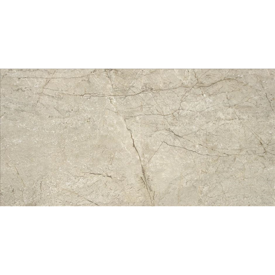 Vloertegel Alaplana P.E. Athlone Beige Marmerlook Glans 60x120 cm (doosinhoud 1.44m2) (prijs per m2)