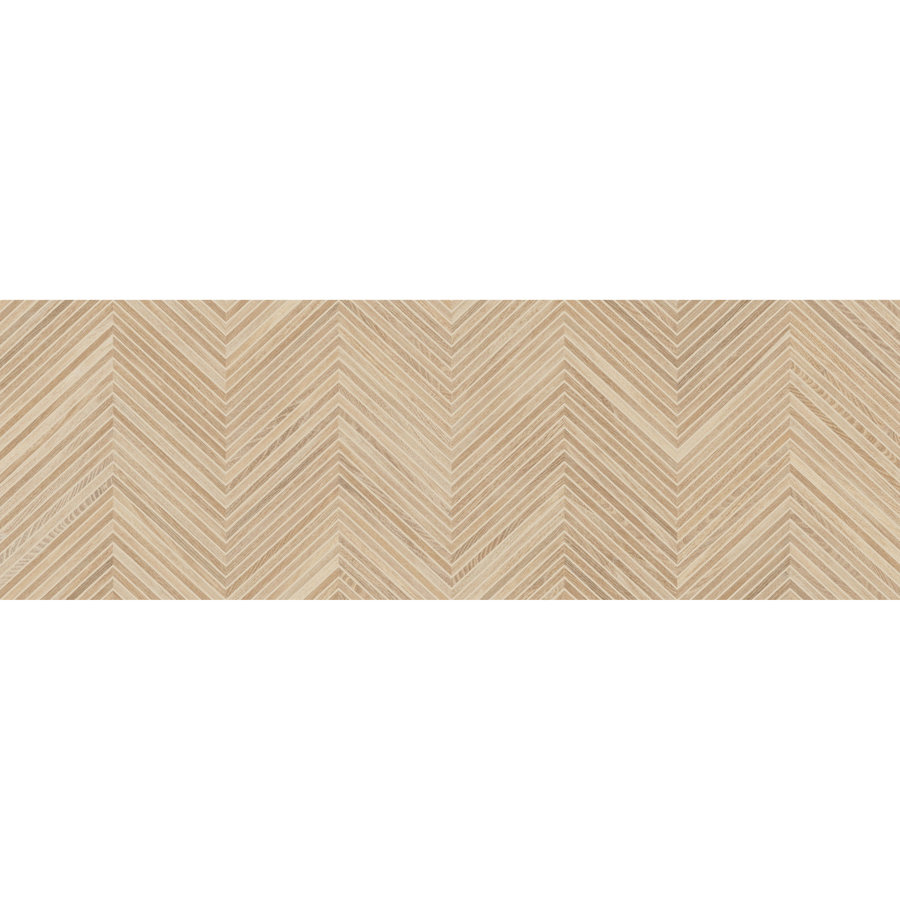 Wandtegel Larchwood Zig Alder 40x120 cm Beige (doosinhoud 1.44 m2) (prijs per m2)