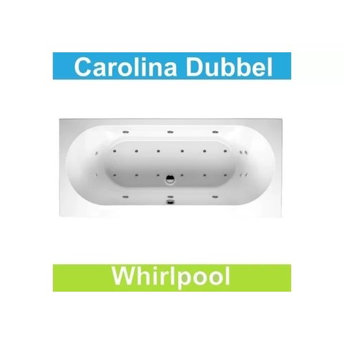 Ligbad Riho Carolina 190 x 80 cm Whirlpool Dubbel systeem 