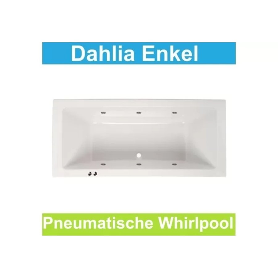 Whirlpool Pneumatisch Boss & Wessing Dahlia 190x90 cm Enkel Systeem