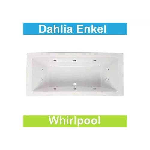 Whirlpool Boss & Wessing Dahlia 180x80 cm Enkel systeem 
