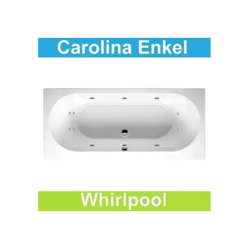 Ligbad Riho Carolina 180 x 80 cm Whirlpool Enkel systeem 