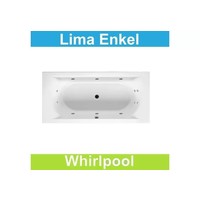 Ligbad Riho Lima 200x90 cm Whirlpool Enkel systeem
