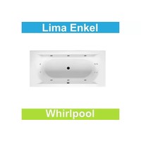 Ligbad Riho Lima 200x90 cm Whirlpool Enkel systeem