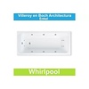 Villeroy en Boch Ligbad Villeroy & Boch Architectura 170x70 cm Balboa Whirlpool systeem Enkel