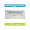 Villeroy en Boch Ligbad Villeroy & Boch Architectura 180x80 cm Balboa Whirlpool systeem Enkel