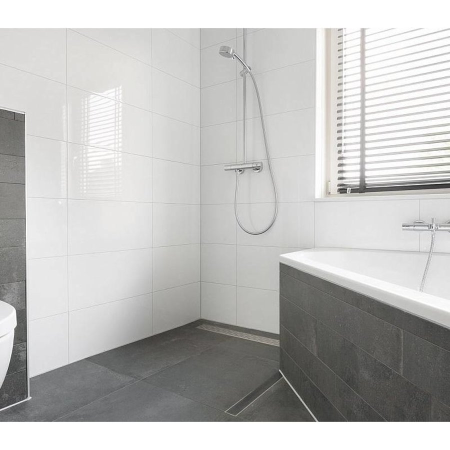 Wandtegels Glans Wit 30X90Cm Gekalibreerd (prijs per m2) (prijs per m2)