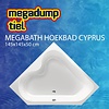 MegaBath Hoekbad Cyprus 145X145X50 Cm