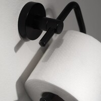 Toiletrolhouder Kosmos Zonder Klep Mat Zwart