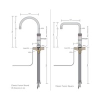 Quooker Kokendwaterkraan Classic Fusion Round Chroom