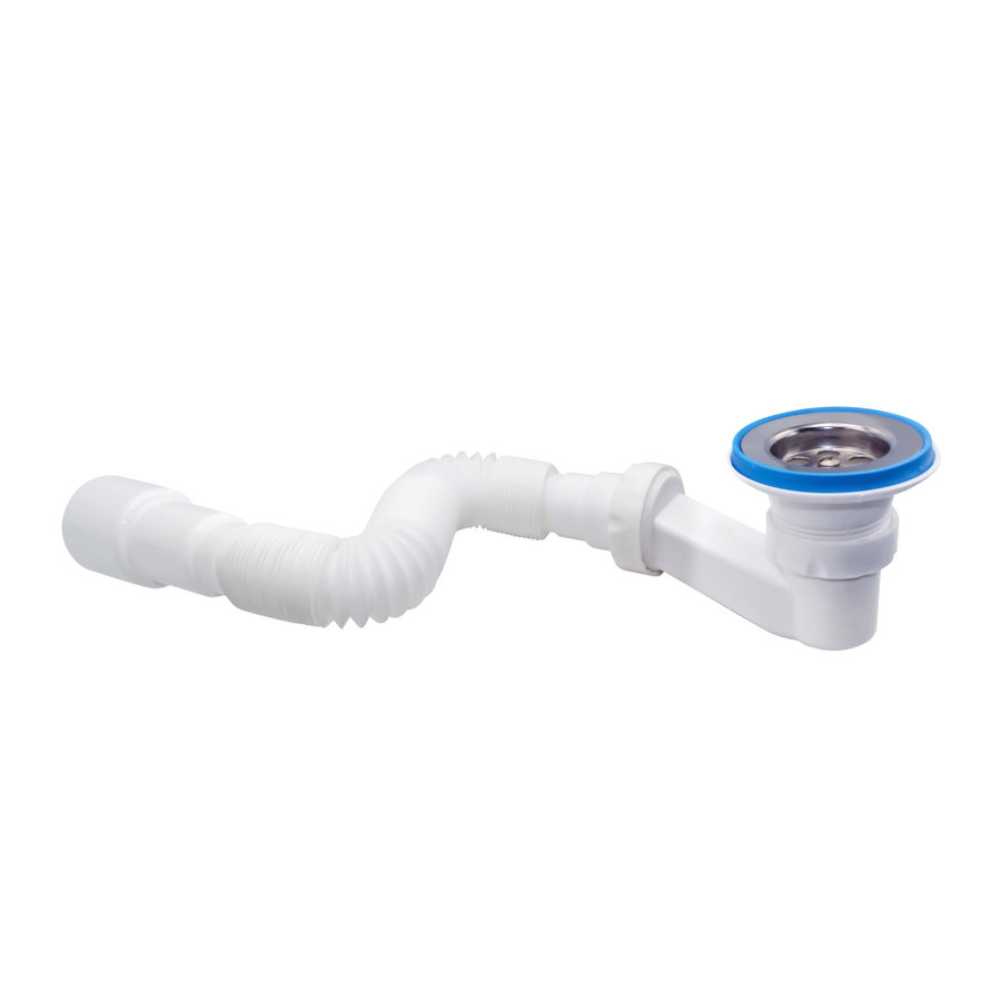 Flexibele Douche Sifon AquaSplash Met Crepine 50 mm