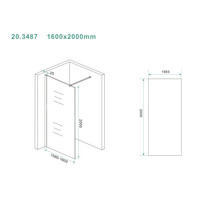 Slim Glasplaat Wiesbaden 1600x2000 8mm Nano Helder