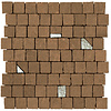 Serenissima Wandtegel Serenissima Studio 50 30x30 cm Terracotta Random Mozaiek (Prijs per 5 Stuks)