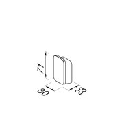 Handdoekhaak Medium Geesa Shift Zwart