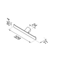 Toiletrolhouder Zonder Klep Dubbel Geesa Shift Zwart
