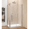 Lacus Zijwand Lacus Giglio Evo 90x200 Cm Aluminium Profiel Chroom