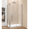 Lacus Zijwand Lacus Giglio Evo 100x200 Cm Aluminium Profiel Chroom