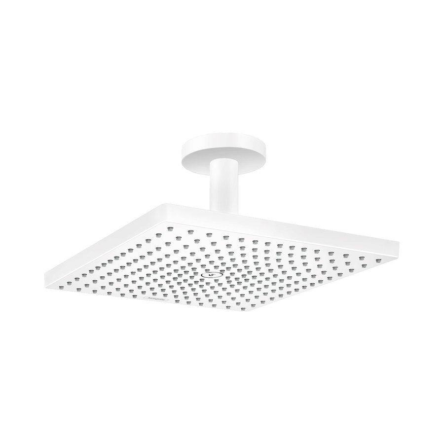 Hoofddouche HansGrohe Raindance E 300 1jet Plafondbevestiging Mat Wit