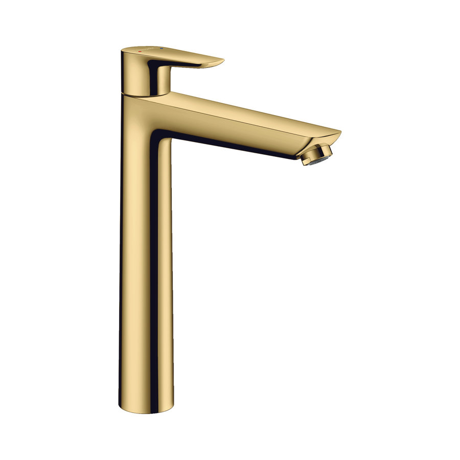 Wastafelmengkraan Talis E 240 HansGrohe Eengreeps Zonder Afvoer Gepolijst Goud