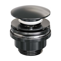 Klikwaste Brauer Afvoerplug Messing Binnenwerk 5/4 Geborsteld Gunmetal