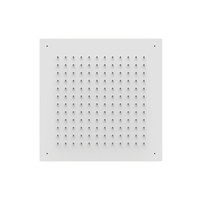 Hoofddouche Tres Plafond 50x50 cm Vierkant Patroon Mat Wit
