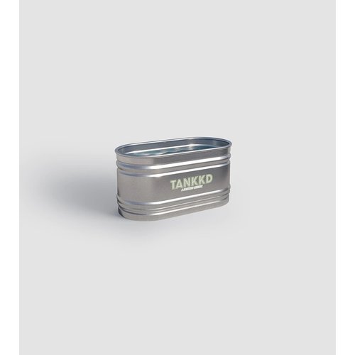 IJsbad Tankkd Green Label Oval 122x61x61 cm Aluminium 