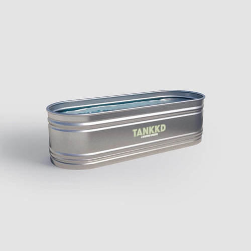 IJsbad Tankkd Green Label Oval 213x61x76 cm Aluminium 