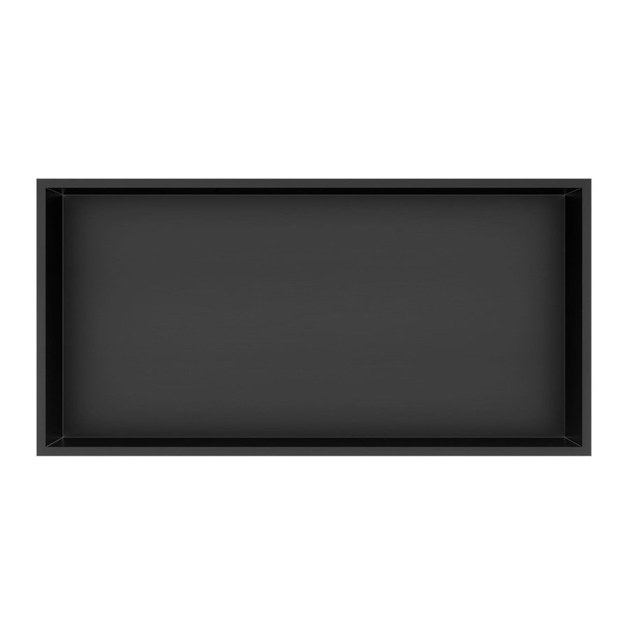 Inbouwnis Best-Design Lotus 61x30.5x7 cm Mat Zwart