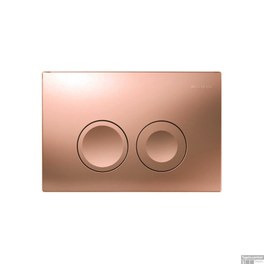 Bedieningsplaat Delta 25 by Geberit Frontbediening Koper