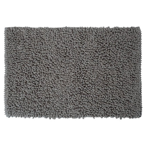 Badmat Sealskin Twist 60x90 cm Microfibre Grijs 