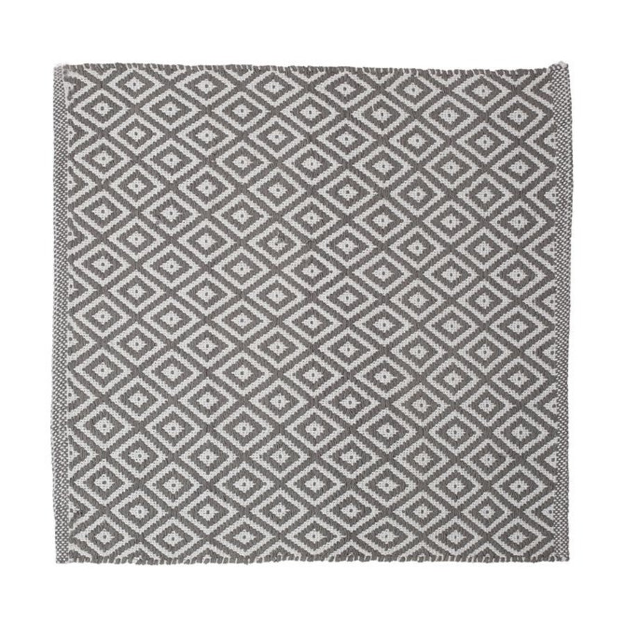 Badmat Sealskin Trellis 60x60 cm Katoen Grijs