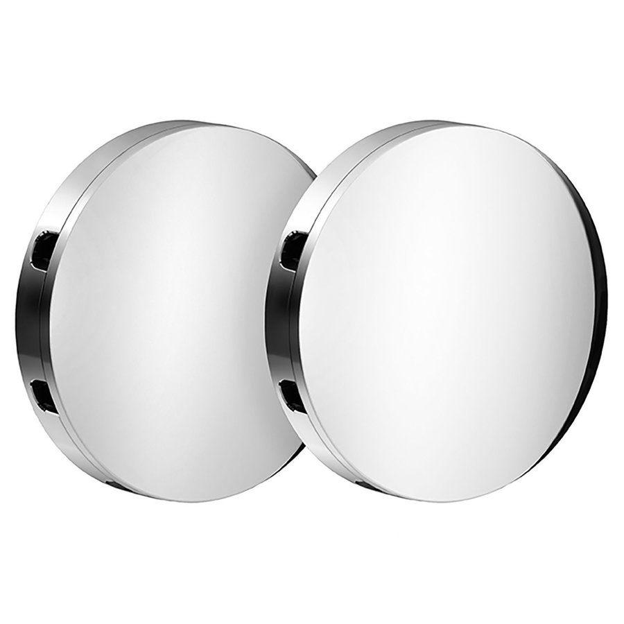 Losse bevestigingsplaten Smedbo Zelfklevend Geborsteld Edelstaal 2 stuks