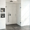 Sanitop Nisdeur Compleet Just Creating Profielloos 2-Delig 140x200 cm 80/60 Gunmetal