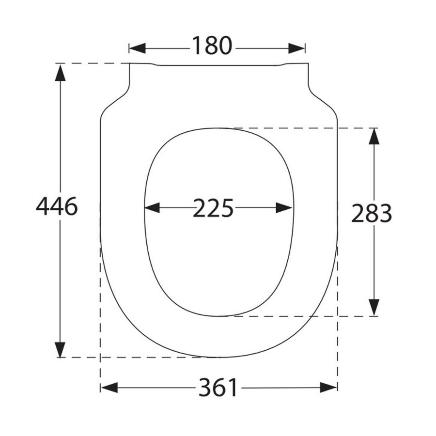 Clozetzitting Villeroy & Boch Subway 3.0 43.8x37.4x4.2 cm Wit Alpien