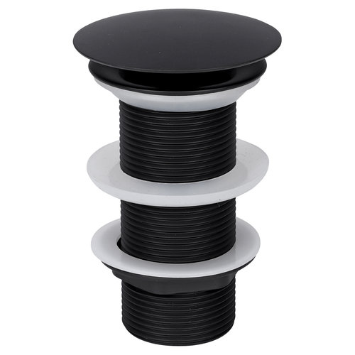Wastafel Afvoerplug Differnz Always Open 10 cm Mat Zwart 