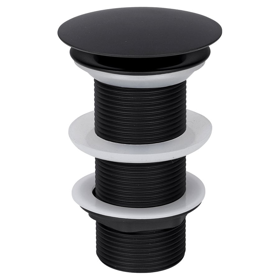 Wastafel Afvoerplug Differnz Always Open 10 cm Mat Zwart