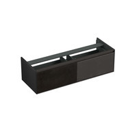 Onderkast Forzalaqua Reno 140x51x40 Cm 2 Lades Softclose Eiken Black Oiled