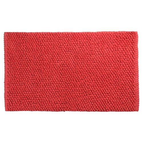 Badmat Differnz Popcorn 50x80 cm Katoen Koraal 