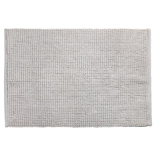 Badmat Differnz Candore 50x80 cm Met Antislip Microfiber Licht Grijs 