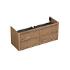 Onderkast Forzalaqua Gela 140x51x60 Cm 4 Softclose Lades Eiken Castle Brown